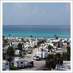 Camping on the Gulf - Destin, Florida